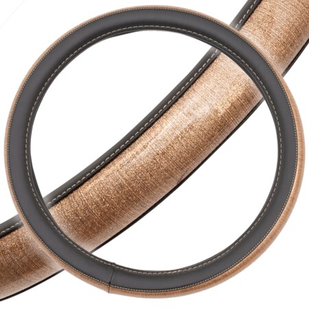 Motor Trend Glitter Steering Wheel Cover/Gold SW-841-GD